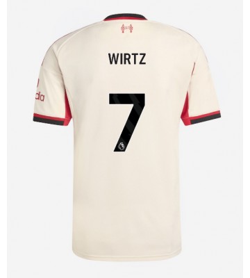 Liverpool Florian Wirtz #7 Segunda Equipación 2025-26 Manga Corta